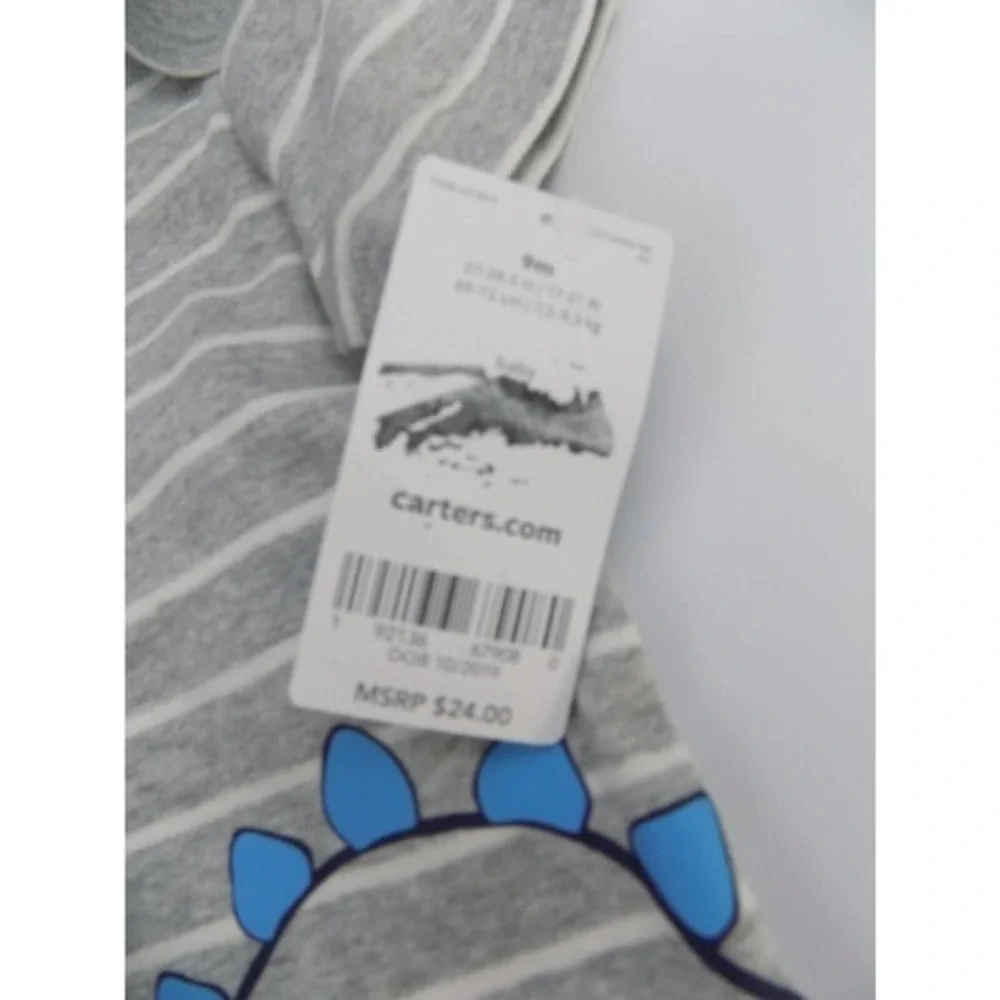 Carter's Boys Dinosaur‎ Outfit Size 9 M